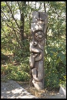 Totem pole at Old Summer Palace (ruins). Beijing