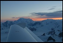 Digital photo titled kluane-night-flight-9