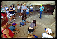 Grinding Flour.  Mesa Verde, Colorado.