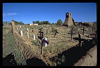 Cemetery. Taos Pueblo, New Mexico.