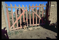 Cemetery Gate. Taos Pueblo, New Mexico.