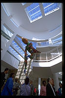 Main lobby of the Getty Center. Los Angeles, California.