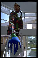 Main lobby of the Getty Center.  Los Angeles, California.