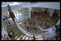 Main lobby of the Getty Center. Los Angeles, California.