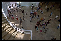 Main lobby of the Getty Center.  Los Angeles, California.