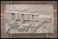 Detail of the Holocaust Memorial in Venice's ghetto