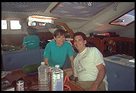 Inside the Diane.