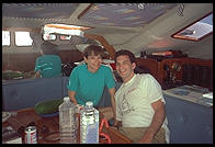 Inside the Diane.