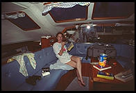 Inside the Diane.