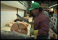 The Saw.  Fulton Fish Market.  Manhattan 1994 (pre burning).