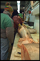 The Saw.  Fulton Fish Market.  Manhattan 1994 (pre burning).