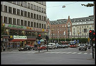 A McDonald's in Stockholm