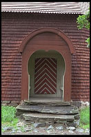 A door in Skansen in Stockholm