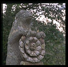 Parco dei Mostri (park of monsters), below the town of Bomarzo, Italy (1.5 hours north of Rome).  This was the park of the 16th century Villa Orsini and is filled with grotesque sculptures.