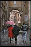 A street near the Campo de' Fiori in Rome