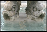 Bernini's Fontana del Tritone in Rome's Piazza Barberini, created in 1642 for Pope Urban VIII Barberini.