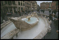 The Fontana della Barcaccia (