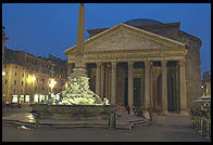 Rome's Pantheon, built by Hadrian as a temple around AD 120 and converted to a church in the middle ages