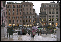 The view from the Spanish Steps