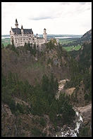 Neuschwanstein from Marienbruecke.