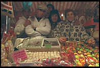 Merchants in Padua's Piazza Delle Erbe