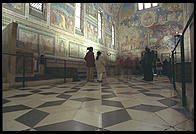 Padua's Scrovegni Chapel, built in 1303 by Enrico Scrovegni who hoped to save his dead father, a usurer, from damnation. The frescoes are painted by Giotto.