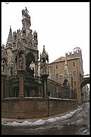 Soldier saints guard the tombs of Verona's 14th-century rulers