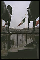 Among the four horses that adorn the front of St. Mark's Cathedral