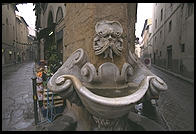 Italians manage to do interesting things even with a simple street corner like this one in the Oltrarno area of Florence (near Palazzo Pitti)