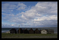 Old fishing hamlet of Helgumannen.  Faro, Gotland. Sweden