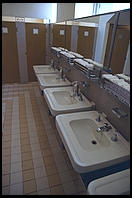 Men's room at the City Club, San Francisco, California.