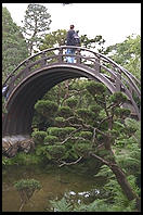 Japanese tea garden.  Golden Gate Park.  San Francisco, California