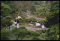 Japanese tea garden.  Golden Gate Park.  San Francisco, California