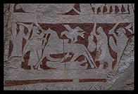 Picture stone.  Bunge Museum.  Northern Gotland.  Sweden