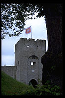 The city wall, near Norderport.  Visby, Gotland.