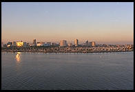Long Beach, California. From the deck of the Queen Mary.