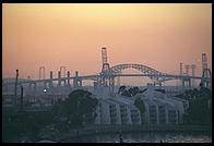 Long Beach, California. From the deck of the Queen Mary.