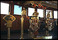 Wheelhouse. Queen Mary. Long Beach, California.