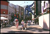 Universal City (shopping mall built in the style of a city street; Los Angeles California)