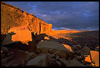 Sunset.  Chaco Canyon, New Mexico