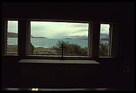 View from the famous church on the lake, South Island, New Zealand