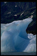 Iceberg in Portage Lake, just south of Anchorage, Alaska.