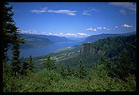The Columbia River Gorge, just east of Portland, Oregon.