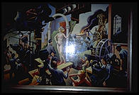 Thomas Hart Benton's view of Hollywood, commissioned by LIFE magazine which subsequently refused to run it because of the half-naked woman in the center.
