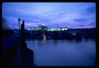 Prague Castle at sunset