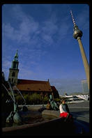 The television tower in Alexanderplatz represented the height of Communist technology