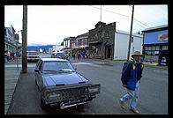 The bug catcher on a car in Skagway, Alaska.