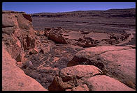 Chaco Canyon, New Mexico.