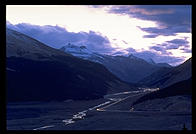Sunset over the Columbia Icefield