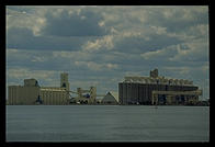 One of many grain elevators lining the shores of Lake Superior in Duluth, Minnesota